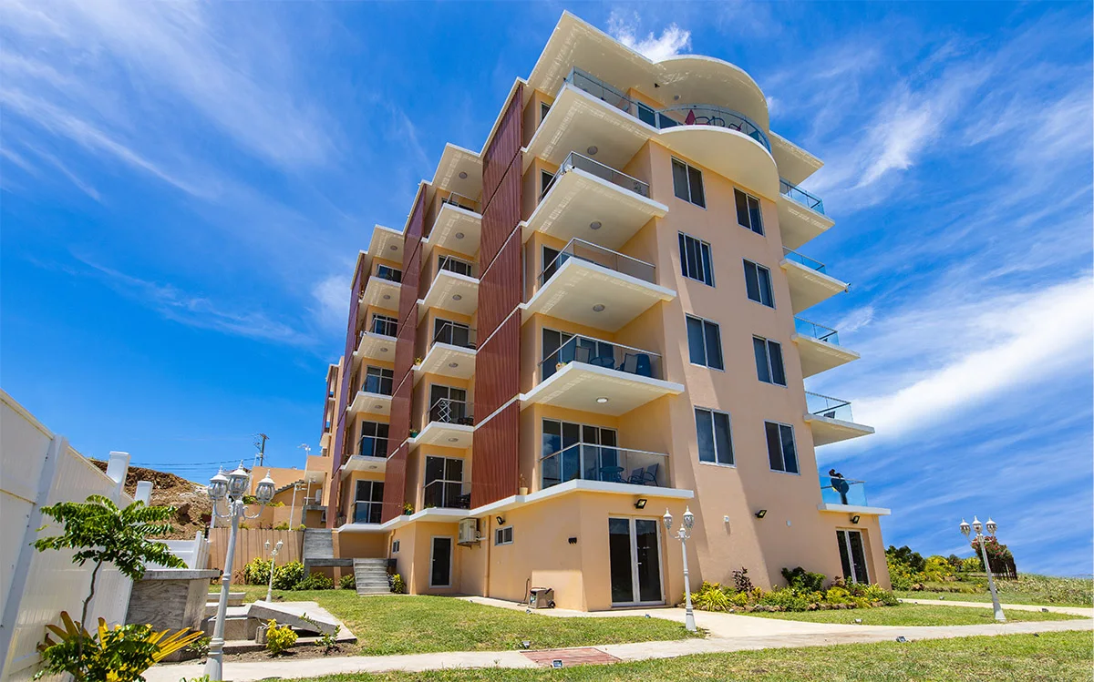 Hideaway True Blue, Grenada Exterior of Hideaway True Blue apartments in Grenada