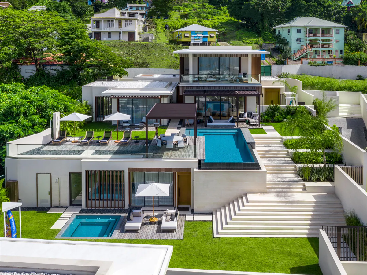 A completed resort residence in Grenada for US families considering a second home